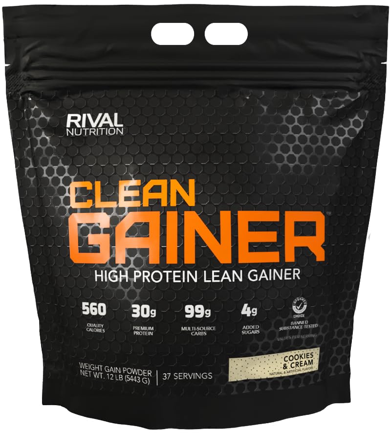 Rival Nutrition Clean Gainer - Soft Serve Vanilla, 10 lbs