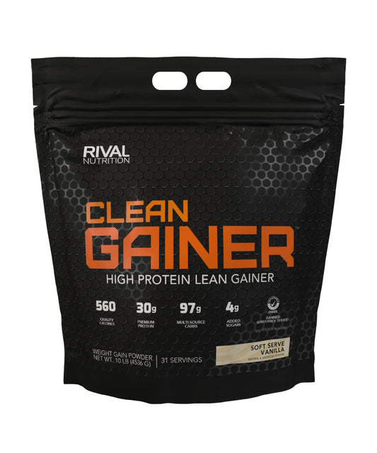 Rival Nutrition Clean Gainer - Soft Serve Vanilla, 10 lbs