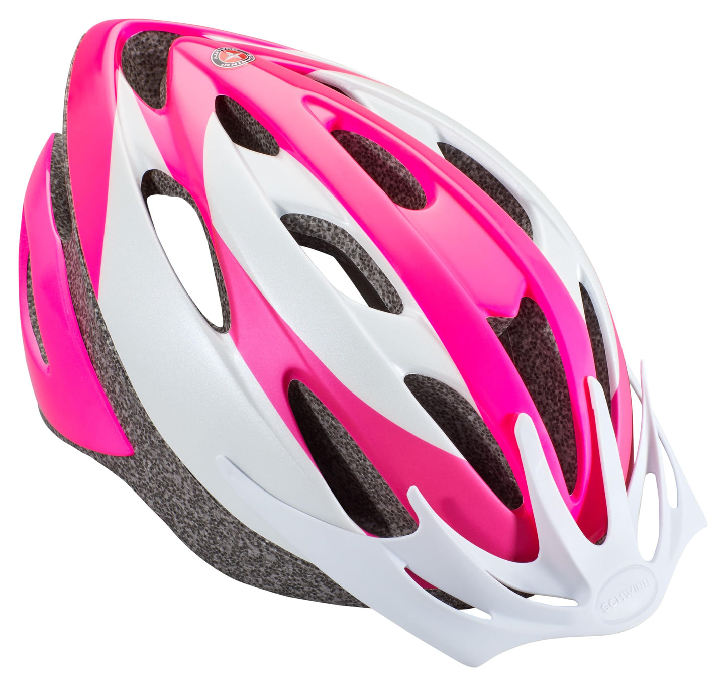 Schwinn Thrasher Bike Helmet for Adult Men Women Age 14+ with Suggested Fit 58-62cm, Multi-Mode Rear LED Light or No Light Option, Lightweight with Adjustable Side and Chin Strap, Bike Accessories